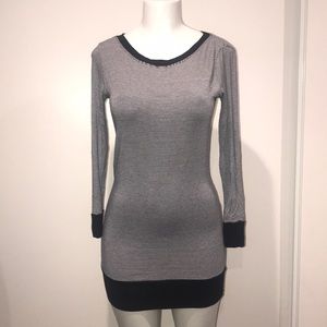 Long sleeve striped dress